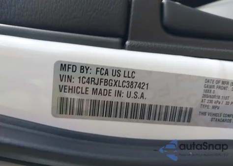 2020 Jeep Grand Cherokee Limited 4X4 из США, поврежденный, VIN 1C4RJFBGXLC387421